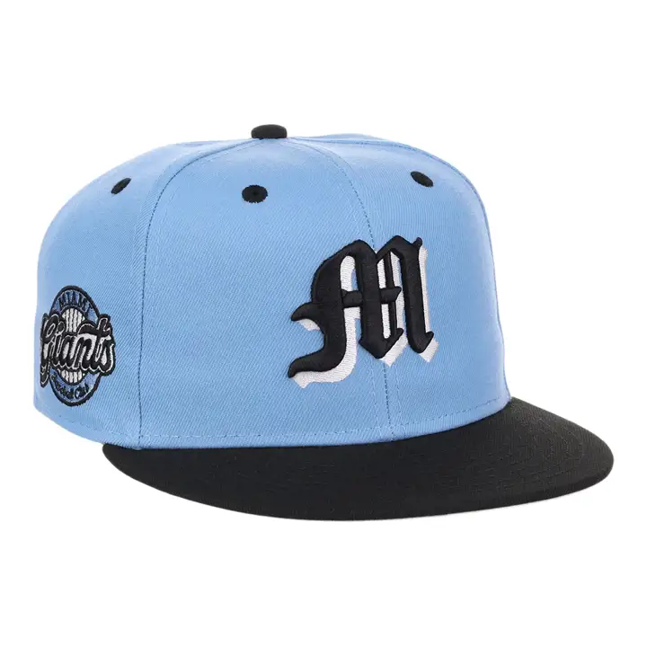 Miami Giants NLB Ajustée Sky Blue  bluc/noi/gri