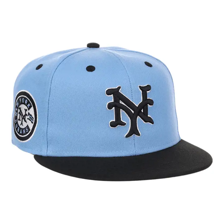 Casquette ajustée New York Cubans NLB bleu ciel skbl/blk/gry