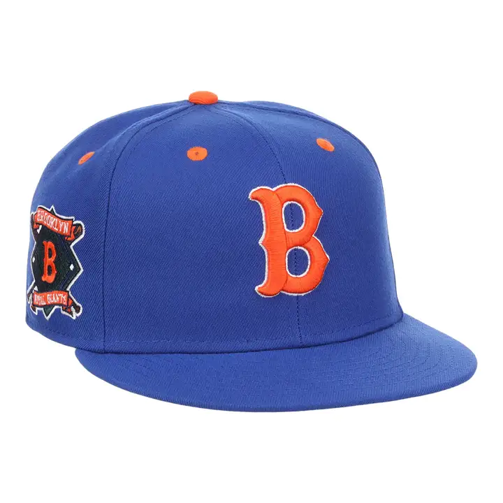 Casquette ajustée Brooklyn Royal Giants NLB bleue/bleue/grise