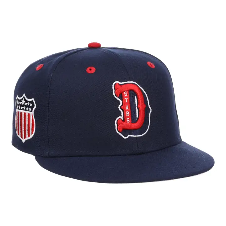 Casquette ajustée Detroit Stars NLB Varsity marine/marine/gris