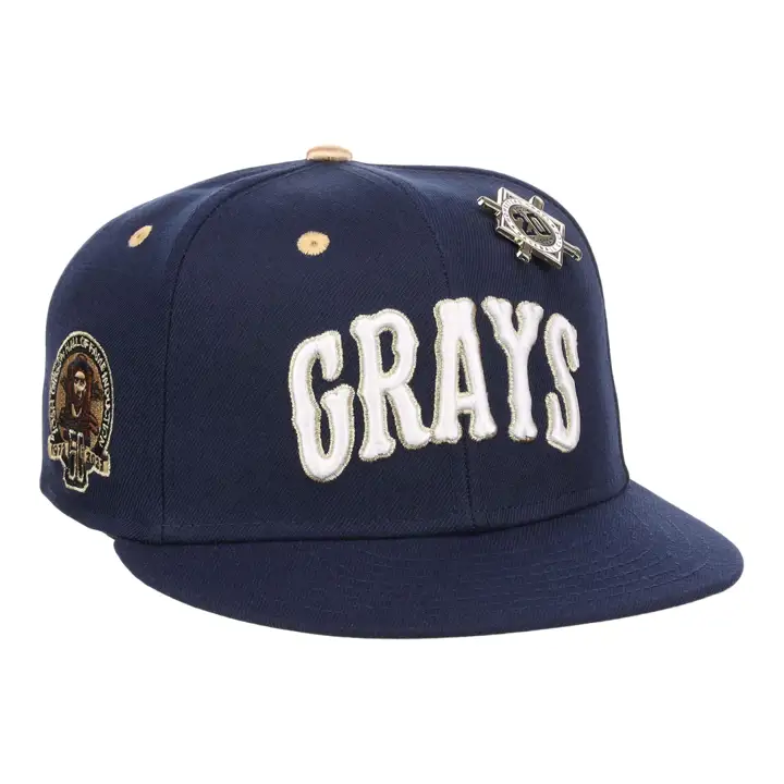 Casquette ajustée Homestead Grays Josh Gibson marine/marine/gris