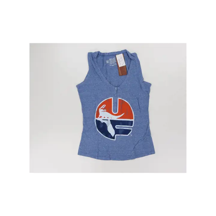 Débardeur Henley triple mélange pour femme NCAA Florida Gators RBL
