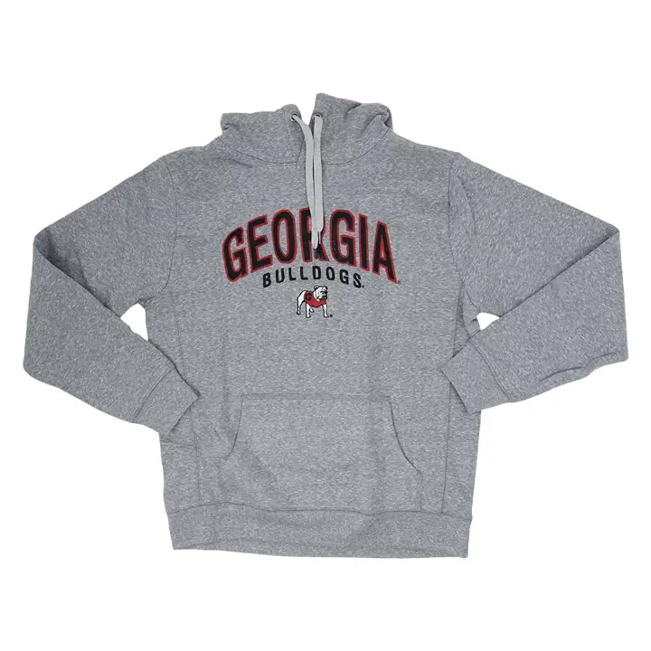 Sweat à capuche mélangé Georgia Bulldogs Heritage gris chiné