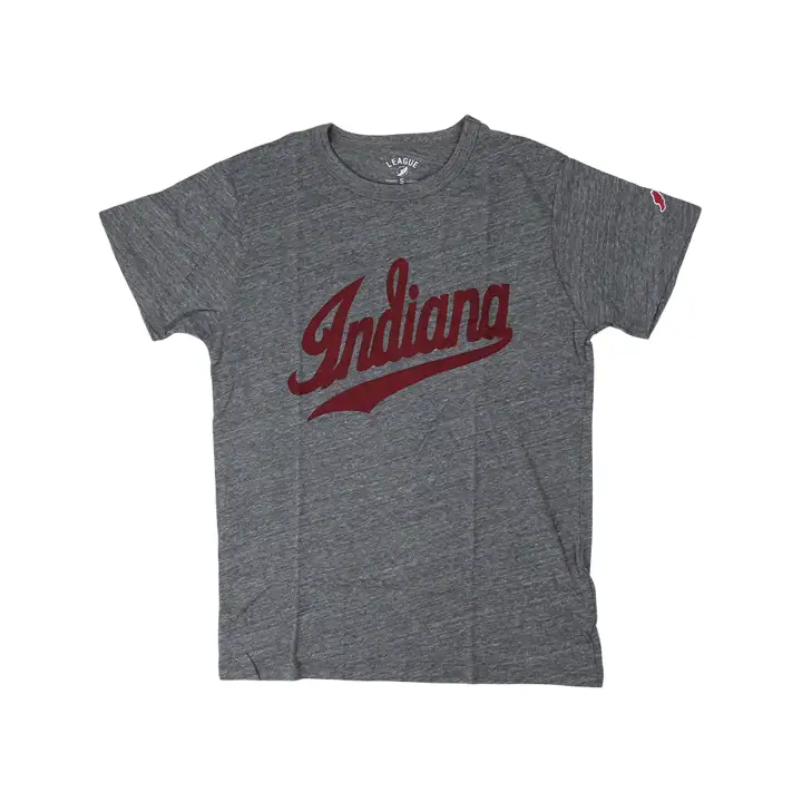 T-shirt à manches courtes Triblend Indiana Hoosiers Victory Falls H-GRIS