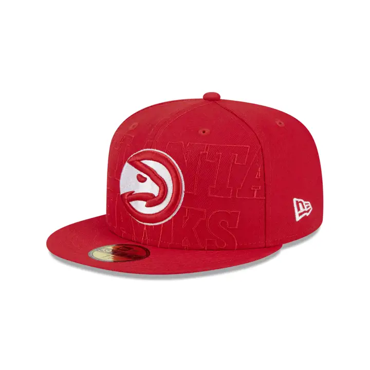 Atlanta Hawks NBA Draft 2023 59FIFTY Rouge équipe/ Rouge/ Gris
