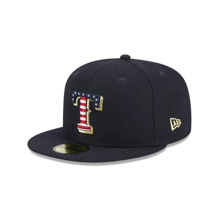 Texas Rangers 2023 MLB 4 JUILLET 59FIFTY MARINE
