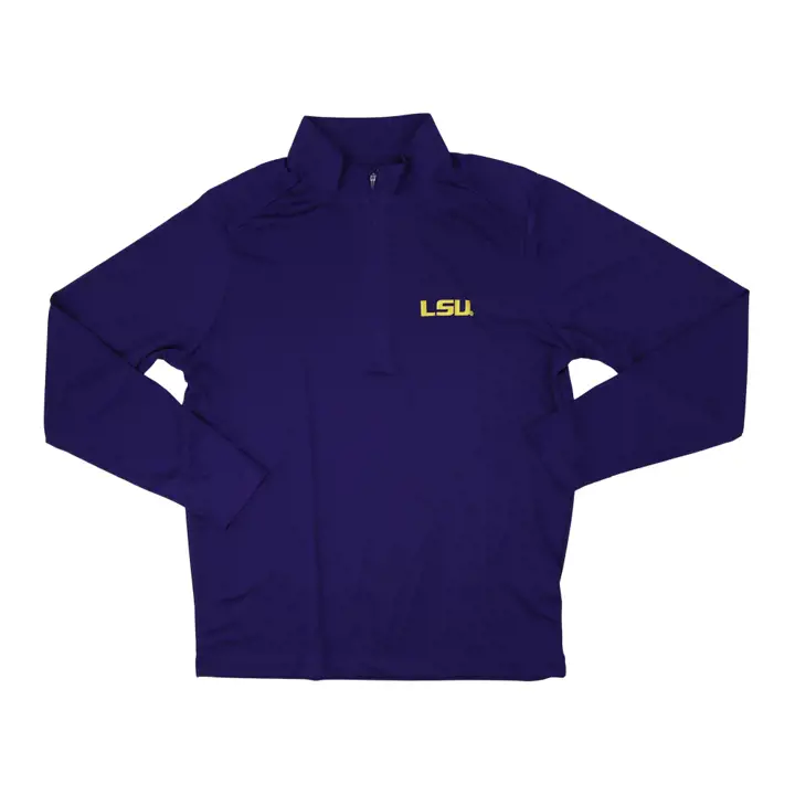 Haut zippé 1/4 L.S.U. NCAA Tribute PUR