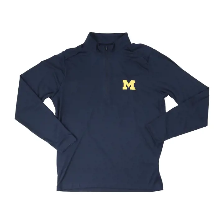 Michigan Wolverines NCAA Hommage 1/4 Zip MARINE