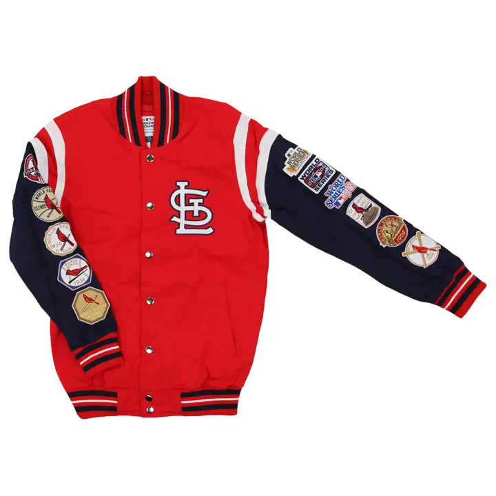 Veste d'équipe rouge St. Louis Cardinals MLB Title Holder Comm