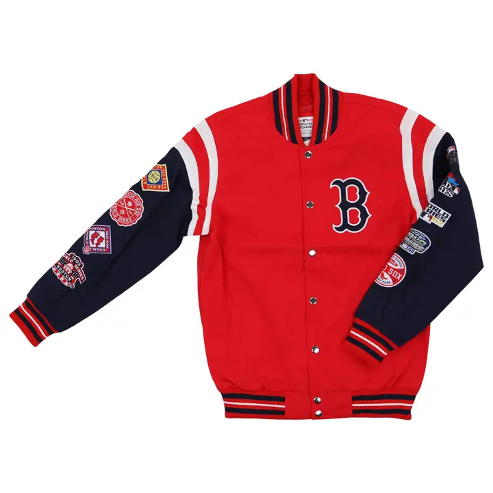Boston Red Sox Champion MLB Veste Comm Rouge Équipe