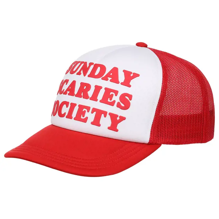 Ordinary Crowns Pop Culture Foam Trucker wht/red Sunday Scar