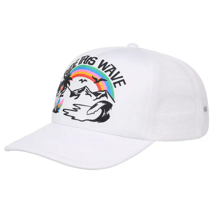 Ordinary Crowns Get Outdoors Casquette de camionneur en mousse wht Ride This Wave