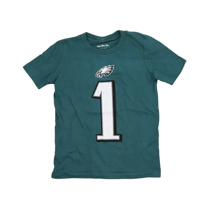 T-shirt NFL Jalen Hurts « Noms et numéros » pour jeune des Philadelphia Eagles