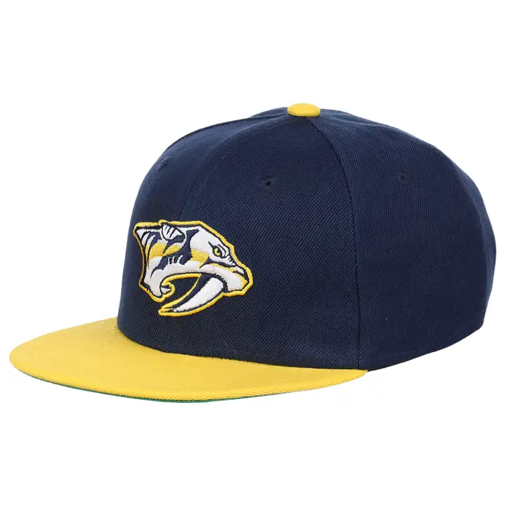 Nashville Predators LNH Jeunesse Core Snap marine/jaune