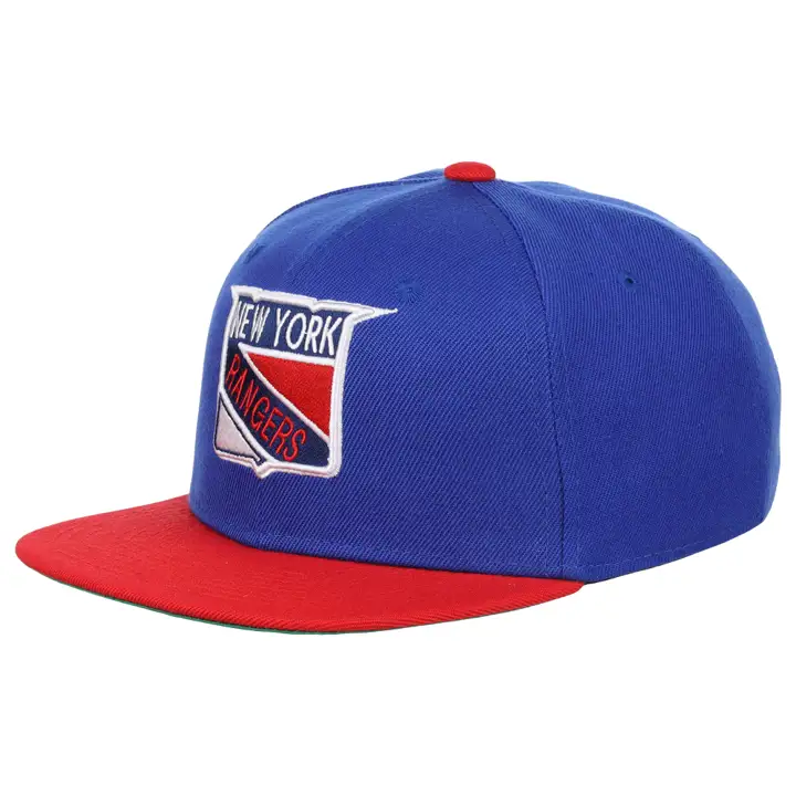 New York Rangers LNH Enfant Core Snap bleu marine/rouge