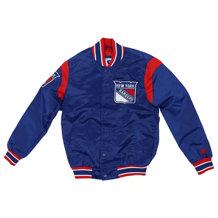 Veste universitaire NY Rangers LNH Force Play bleue