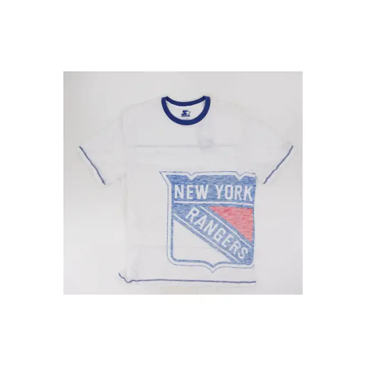 T-shirt New York Rangers NHL Starter Points Slub Team blanc