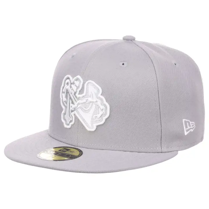 Casquette 59Fifty Team grise des Norfolk Tides MiLB
