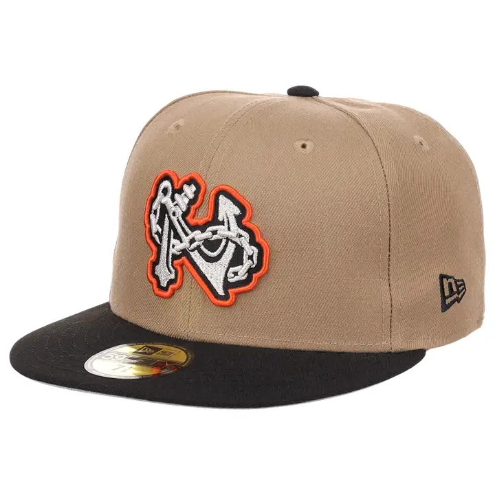Norfolk Tides MiLB casquette 59Fifty Team kha