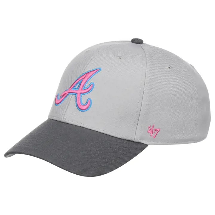 Casquette MVP Atlanta Braves gris graphite Pop SP