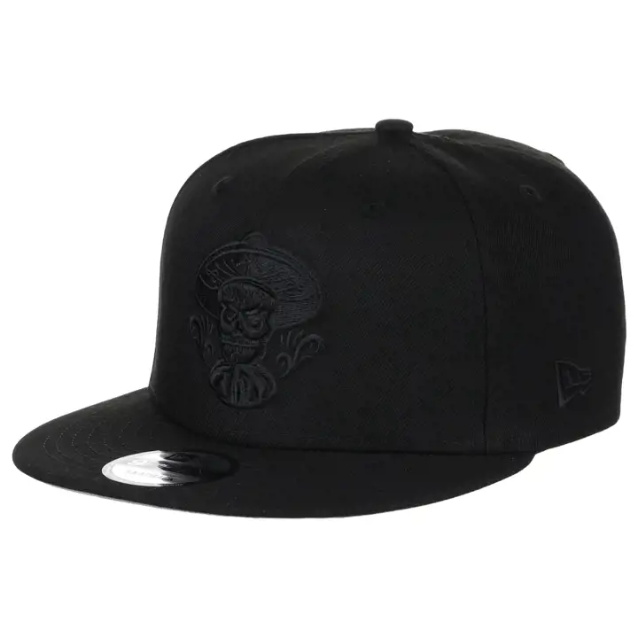 Casquette Albuquerque Isotopes MiLB Blackout 9Fifty Team noire/noire