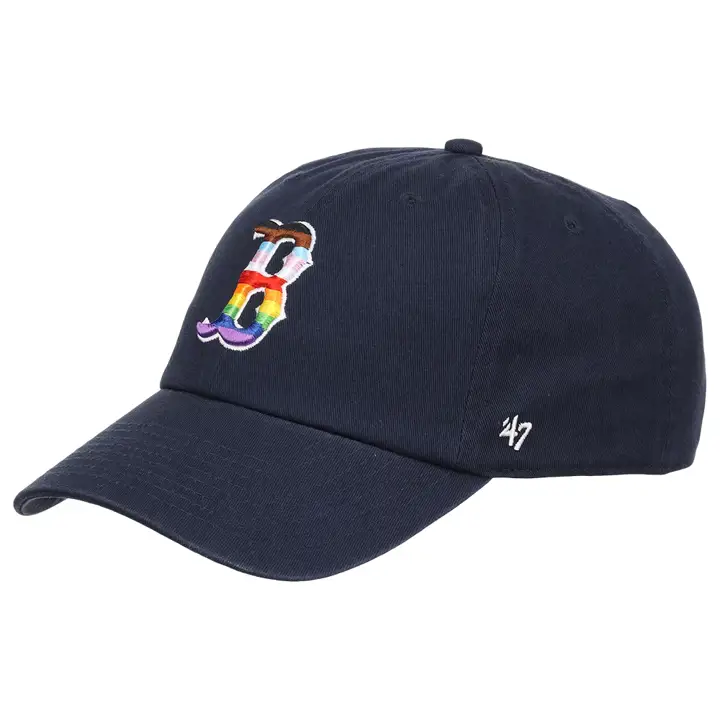 Casquette ajustable MLB Pride des Red Sox de Boston « '47 Clean Up » marine