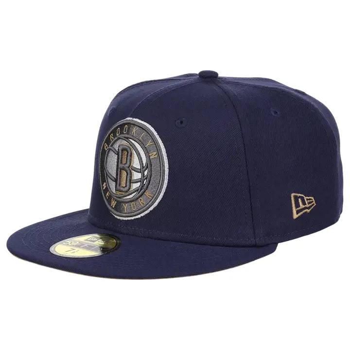 Brooklyn Nets NBA Navy Wheat 59FIFTY marine/marine/blé