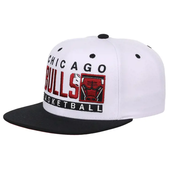 Chicago Bulls NBA Box Out Snapback Équipe blanc/ noir/ rouge
