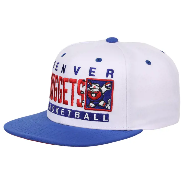 Denver Nuggets NBA Box Out Snapback Team BLC/ bleu/ rouge