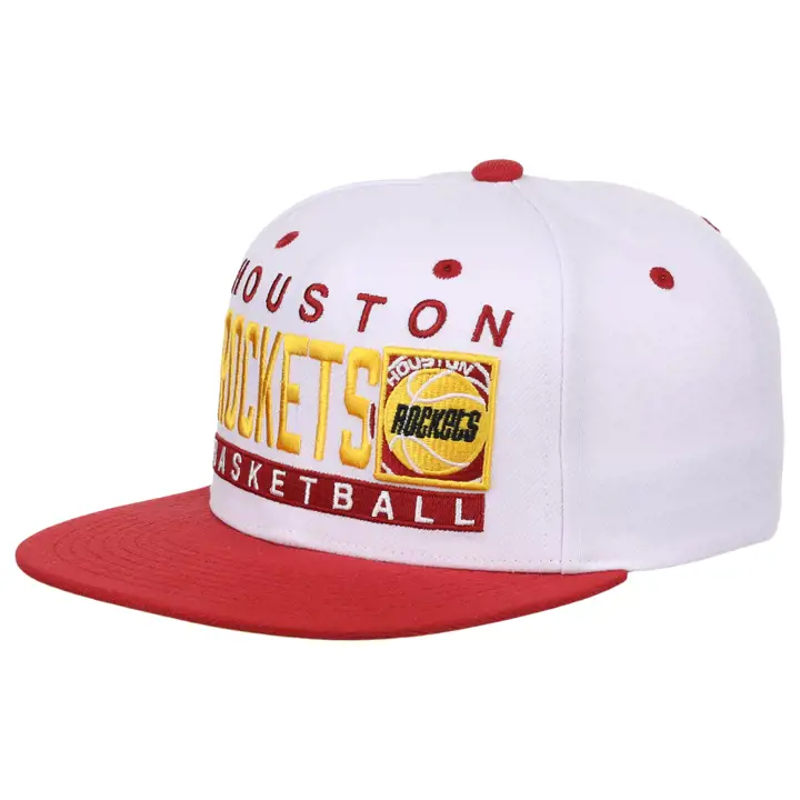 Houston Rockets NBA Box Out Snapback Team blanc/ rouge/ jaune