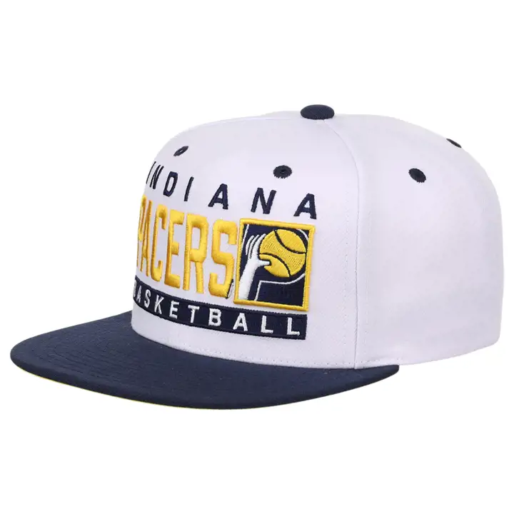 Casquette Snapback NBA Indiana Pacers Box Out Team blanc/bleu/jaune