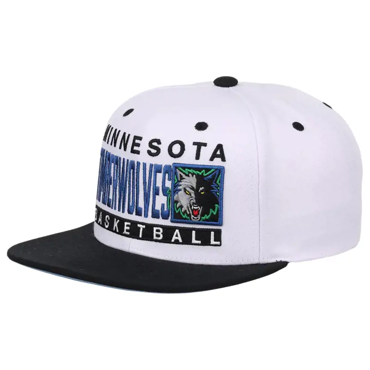 Casquette snapback Minnesota Timberwolves NBA Box Out - Blanc/noir