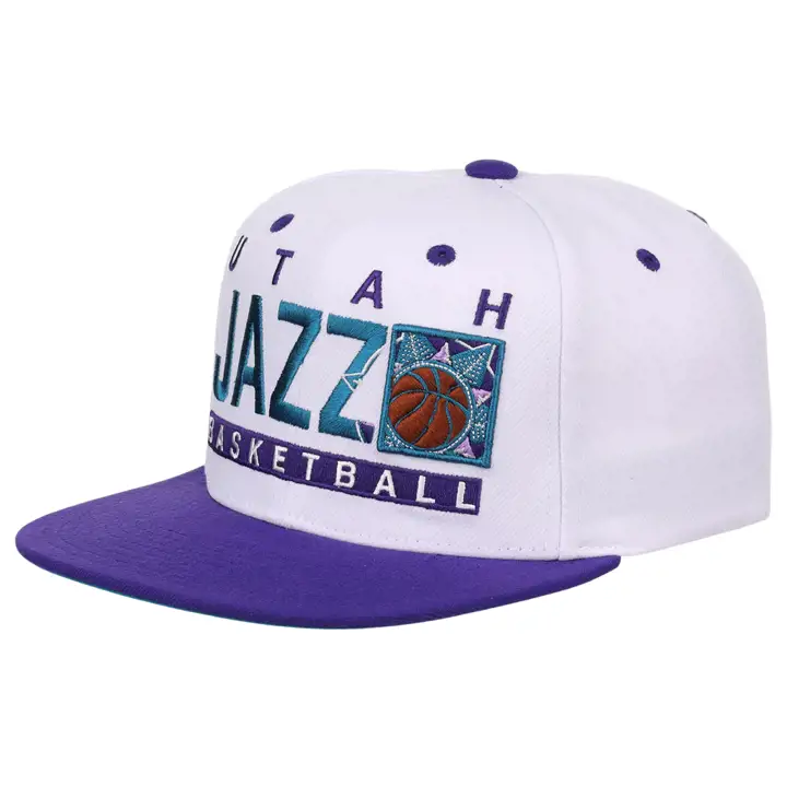 Casquette réglable Utah Jazz NBA Box Out Team wht/ pur/ teal