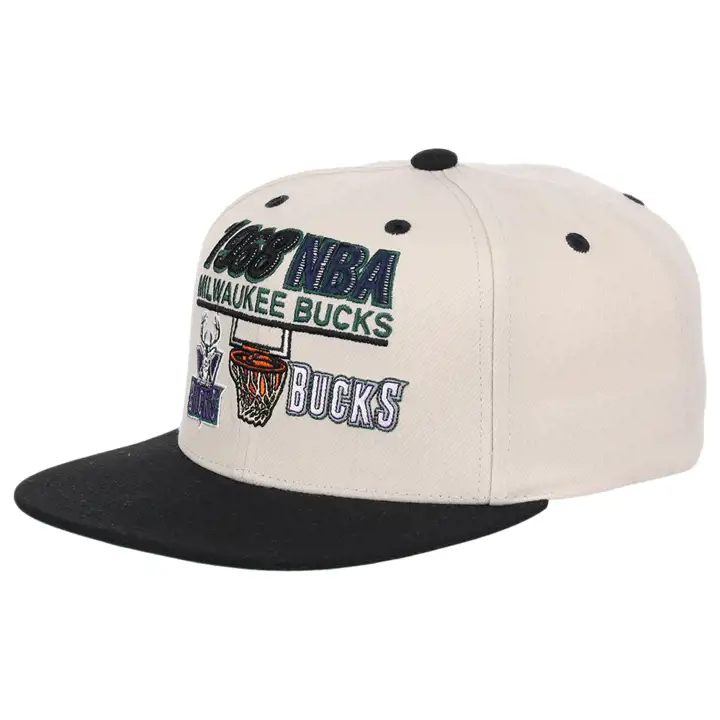 Casquette snapback Milwaukee Bucks NBA First of Many équipe Kaki/Noir