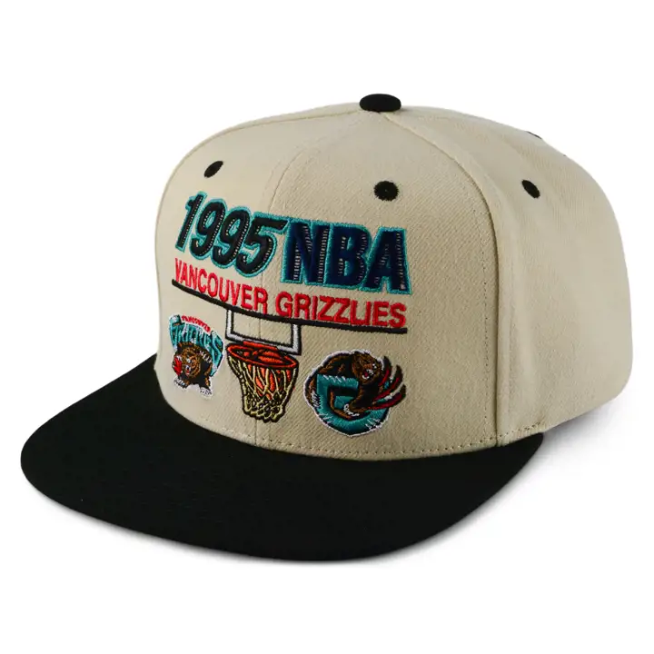Casquette Snapback Vancouver Grizzlies NBA First of Many équipe kha/ noir