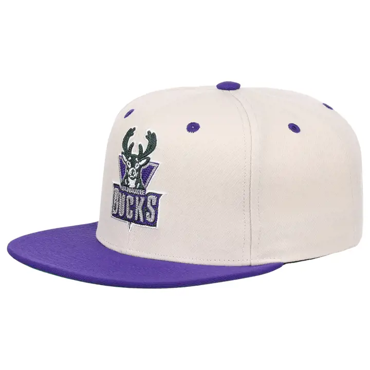 Milwaukee Bucks NBA Casquette snapback chaîne point de chaînette ivoire/pur/vert