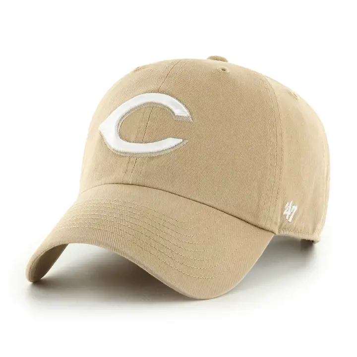 Casquette Cincinnati Reds MLB Khaki/White '47 Clean Up KHA/WHT
