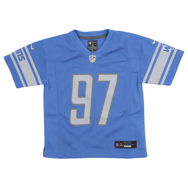 Maillot de match NFL enfant Detroit Lions Aidan Hutchinson bleu