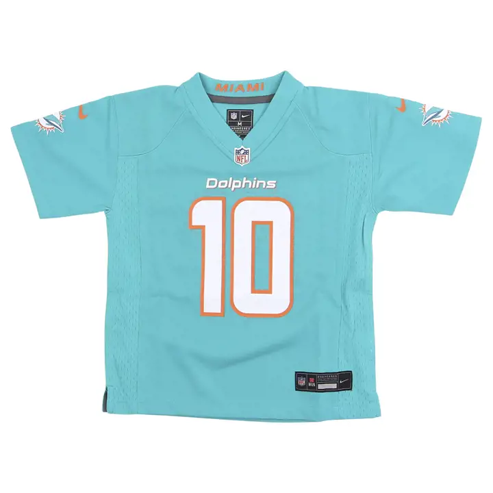 Maillot de match NFL enfant Miami Dolphins Tyreek Hill sarcelle