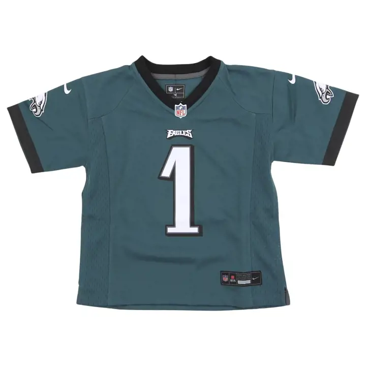 Maillot de jeu NFL Philadelphia Eagles pour enfant Jalen Hurts sarcelle