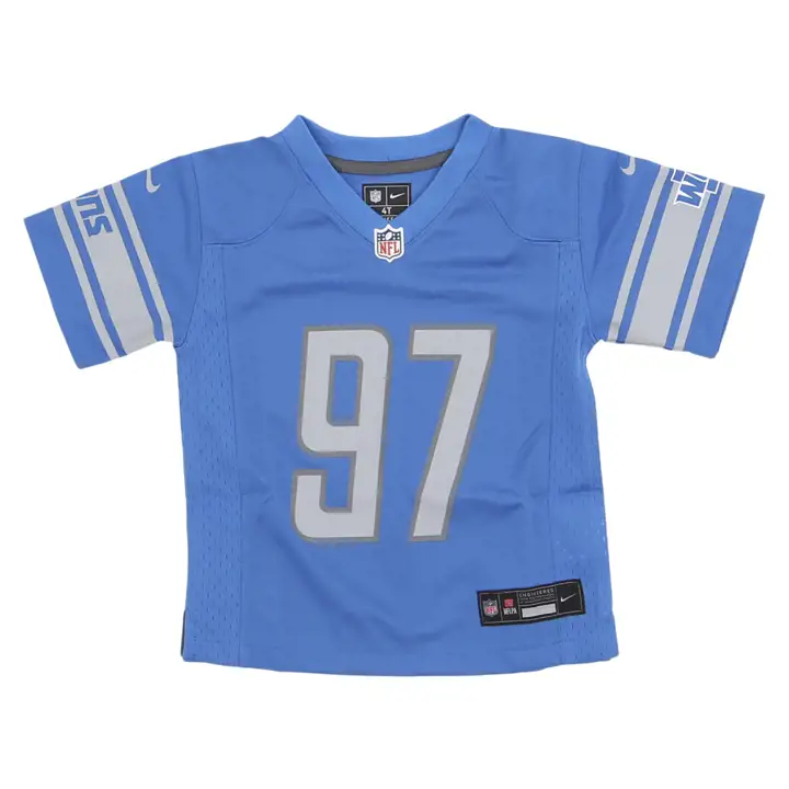 Maillot de match NFL pour enfant Detroit Lions Aidan Hutchinson bleu