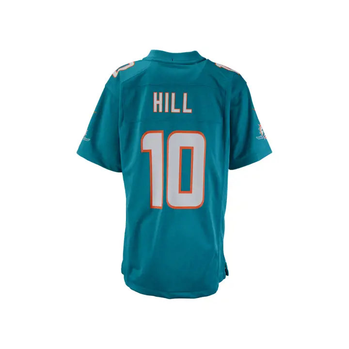 Maillot de match NFL Tyreek Hill des Miami Dolphins pour jeune CA - Sarcelle