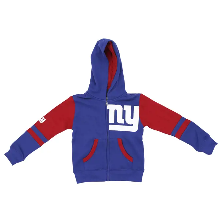 New York Giants NFL Enfants Stade FZ Capuche bleu