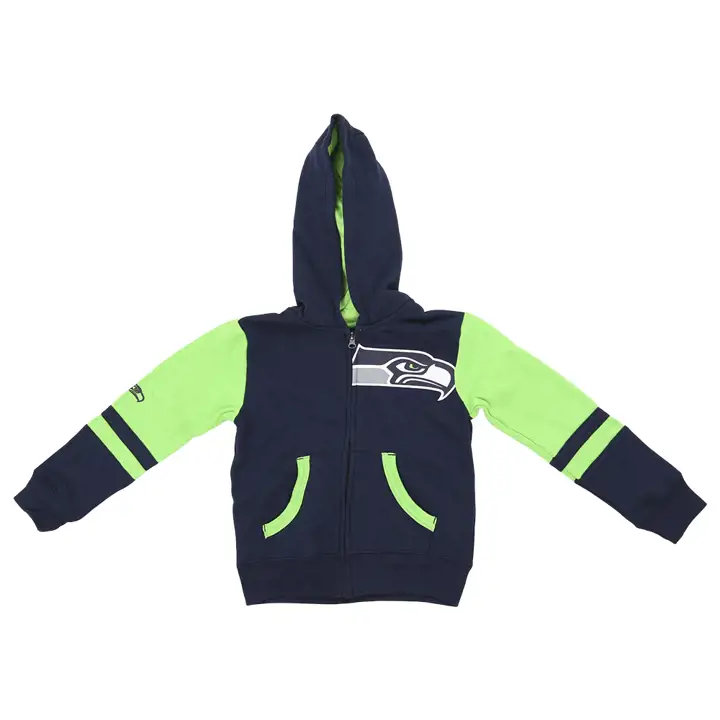 Seattle Seahawks NFL Kids Stadium FZ Hood navy