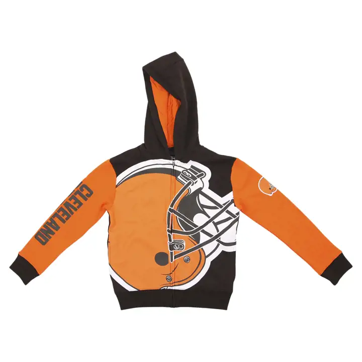 Cleveland Browns NFL Poster Board Jeune FZ Capuche marron