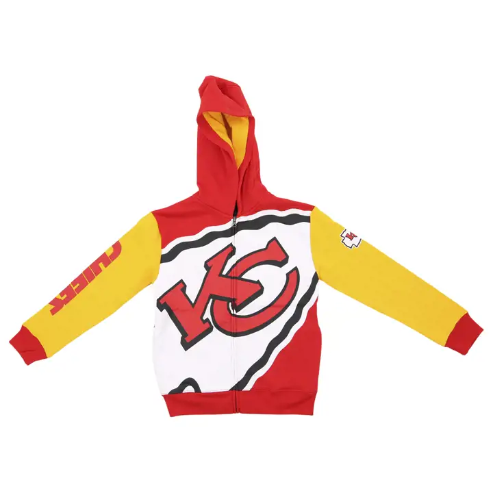 Kansas City Chiefs NFL Tableau d'affichage junior FZ à capuche rouge