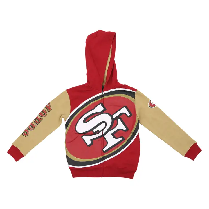 San Francisco 49ers NFL Youth Poster Board FZ Hood rouge