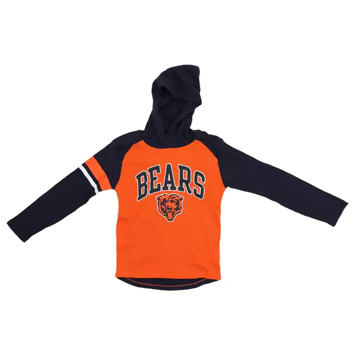 Chicago Bears NFL Youth Playbook, chandail à capuchon à manches longues, marine