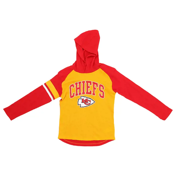 Chandail à capuchon à manches longues rouge pour jeune NFL Playbook des Chiefs de Kansas City