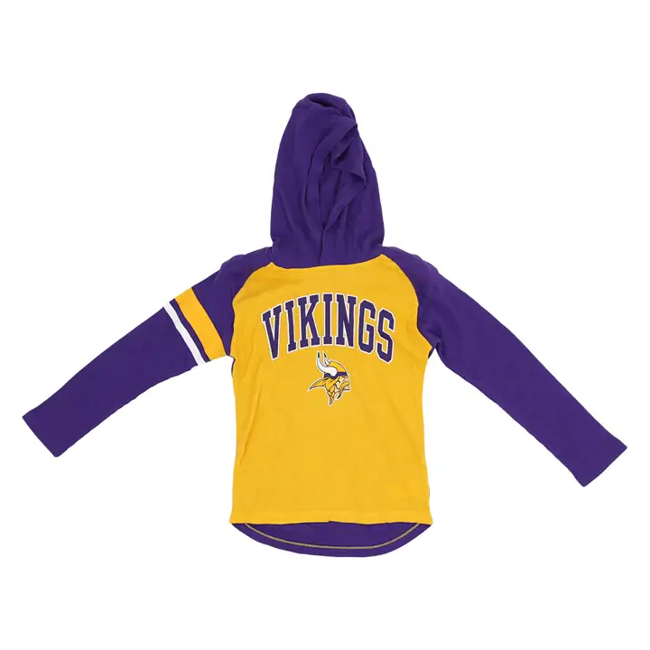 Minnesota Vikings NFL Jeune Livre de jeux À capuche à manches longues